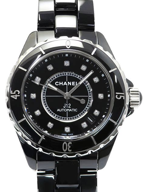 chanel j12 38mm ブラック セラミック12pダイヤ 買取|シャネル J12の高価買取・査定 .